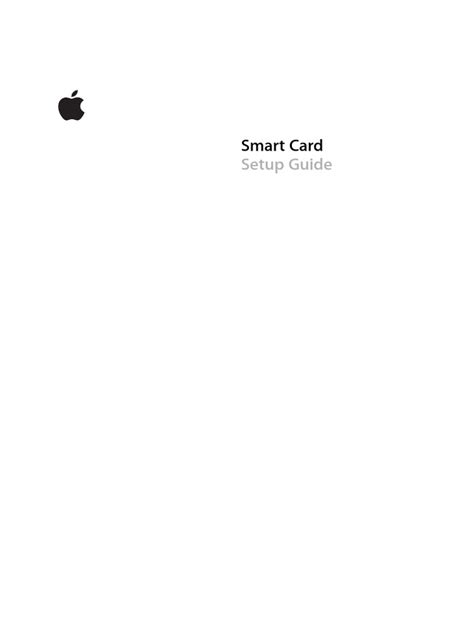 Smart Card Setup Guide 